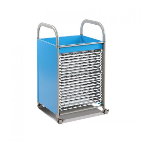 Callero Trolley Artes Prateleiras Azul