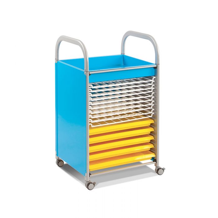 Callero Trolley Artes Tabuleiros e Prateleiras Azul