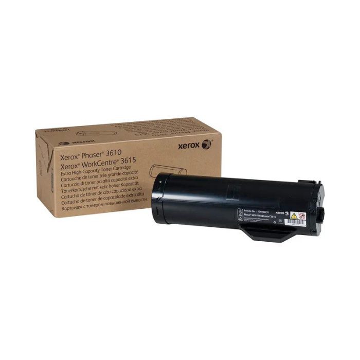 Toner Preto Capacidade Extra Elevada para Phaser 3610 e Workcentre 3615