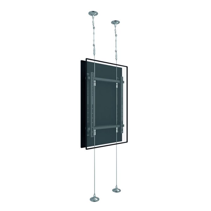 Suporte de Cabo de Aço 2 Monitores 32-65''